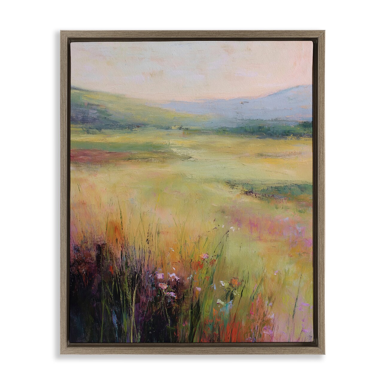 Stupell Industries Green Valley View Floating Frame, design by Svetlana Aleynikova